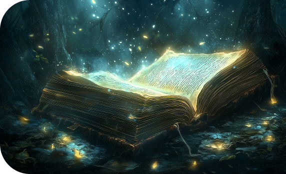 星空が描かれた本のイメージ